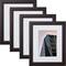 Craig Frames 4 Pack: Contemporary Brazilian Walnut Picture Frame with Mat